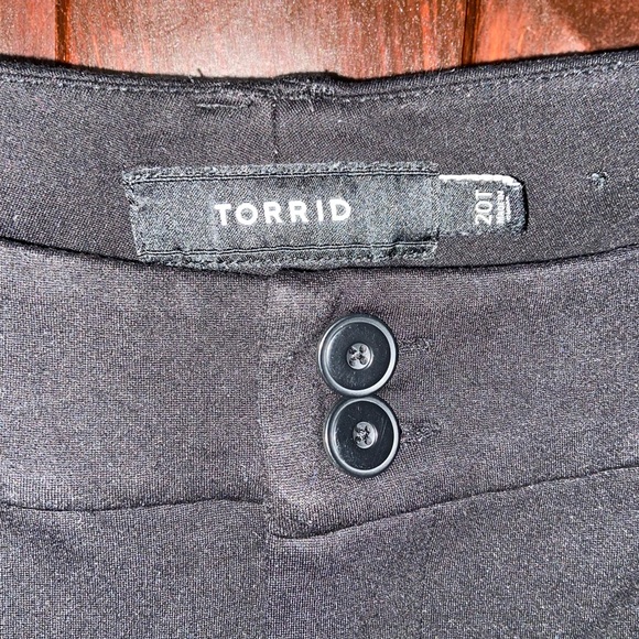 Torrid 20T 20 Tall Plus Black Knit Pants - Picture 2 of 4